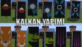 minecraft kalkan yapımı