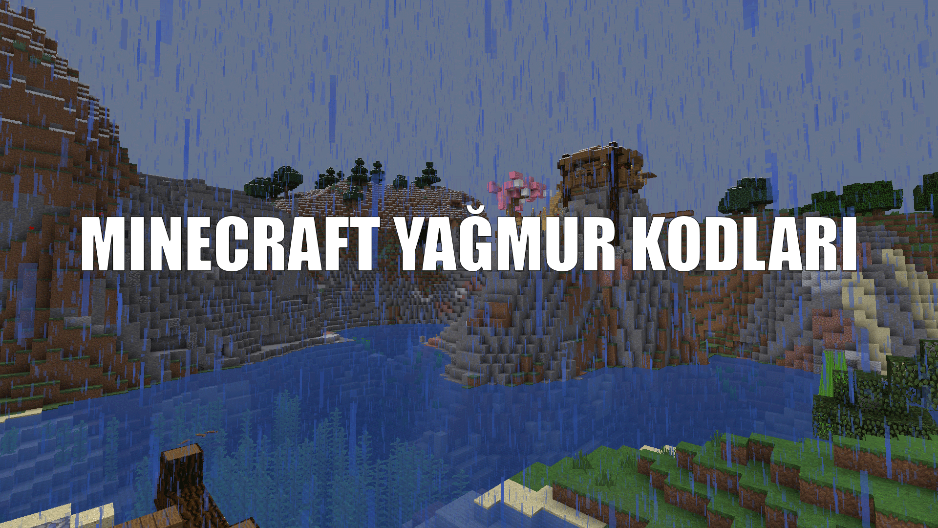 minecraft yağmur durdurma