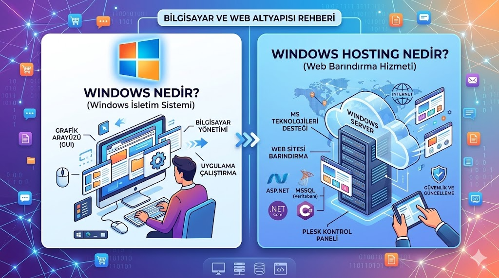 Windows Nedir? Windows Hosting Nedir?