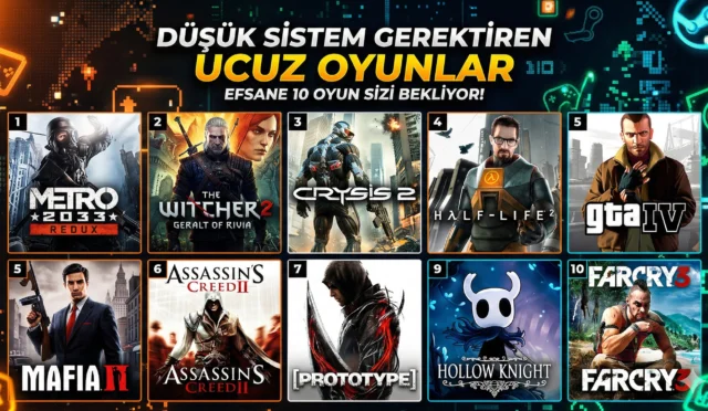 Düşük Sistem Gerektiren Ucuz Oyunlar