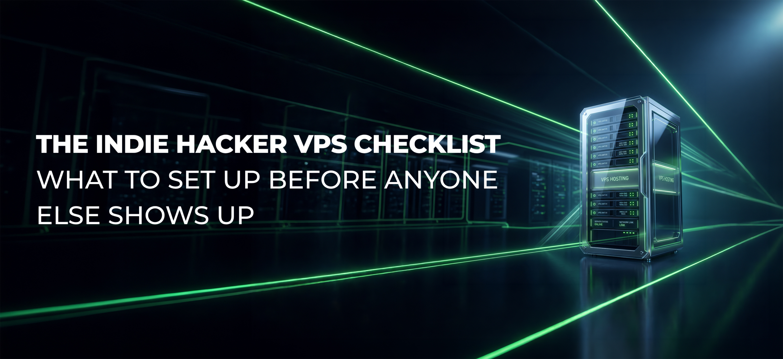 The Indie Hacker VPS Checklist: What to Set Up Before Anyone Else Shows Up