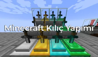 minecraft kılıç nasıl yapılır