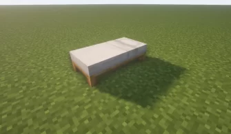 minecraft yatak yapımı